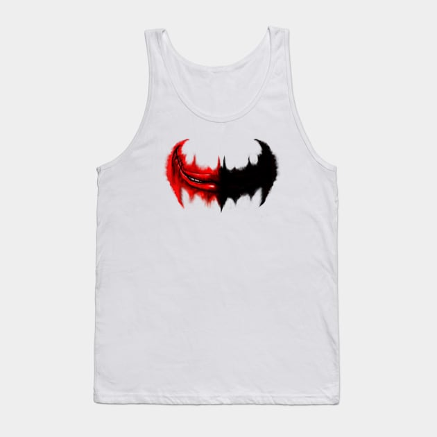 Evill Smile Tank Top by gardenheart